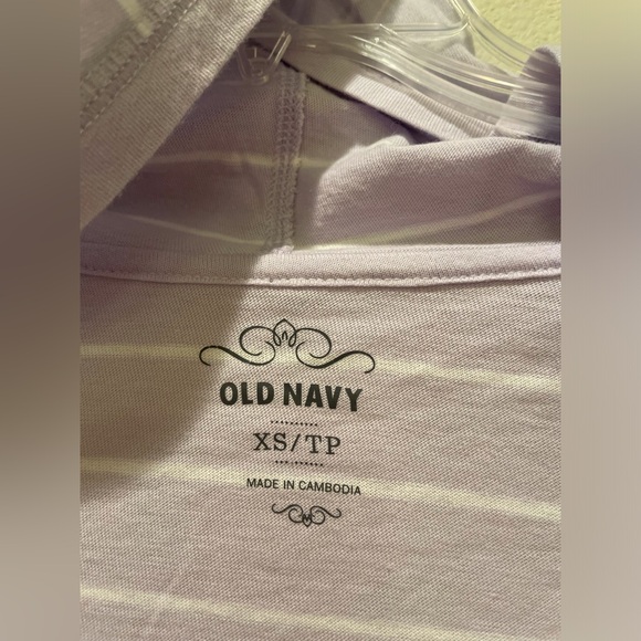 Old Navy  |   Striped Hoodie - Purple and white - Picture 9 of 11